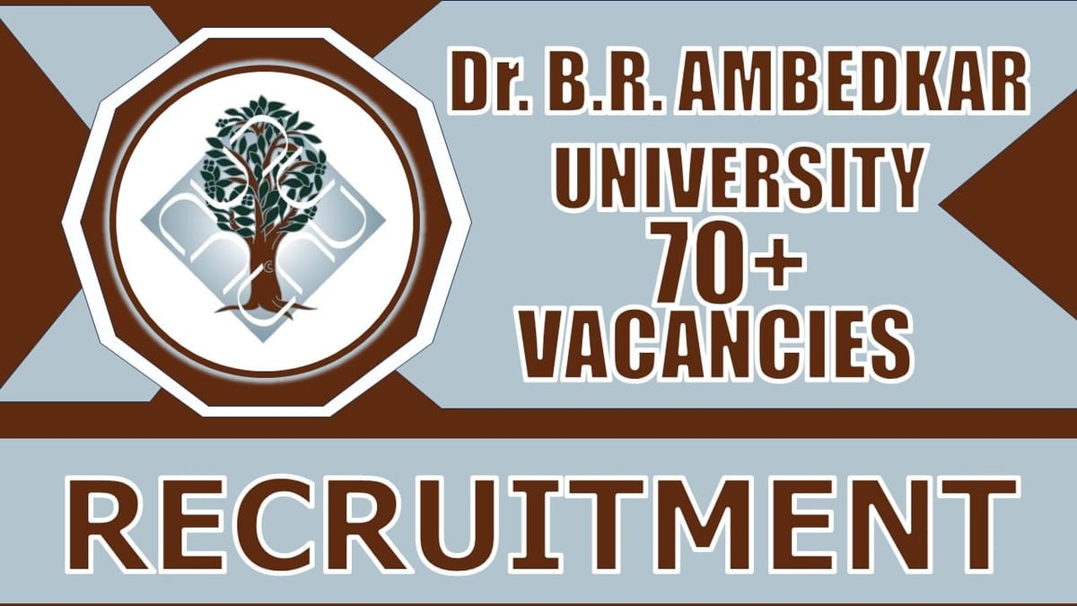 AUD Recruitment 2024: Notification Out for 60+ Vacancies, Check Post, Salary, Qualification and Other Vital Details