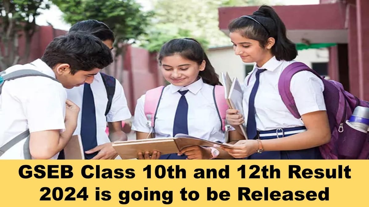 GSEB Class 10th and 12th Result 2024: Gujarat Board is Likely to Release Class 10th and 12th Result at gseb.org