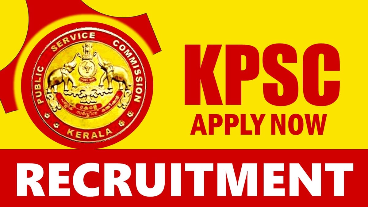 KPSC Recruitment 2024: Salary up to 95600, Check Post, Age Limit, Qualification and Procedure to Apply