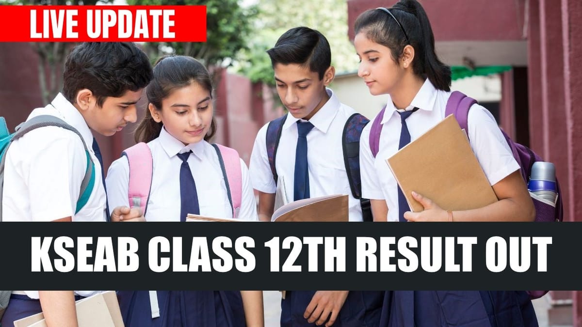 Karnataka 2nd PUC Result Declared: KSEAB Class 12th Result Out, Check Latest Update