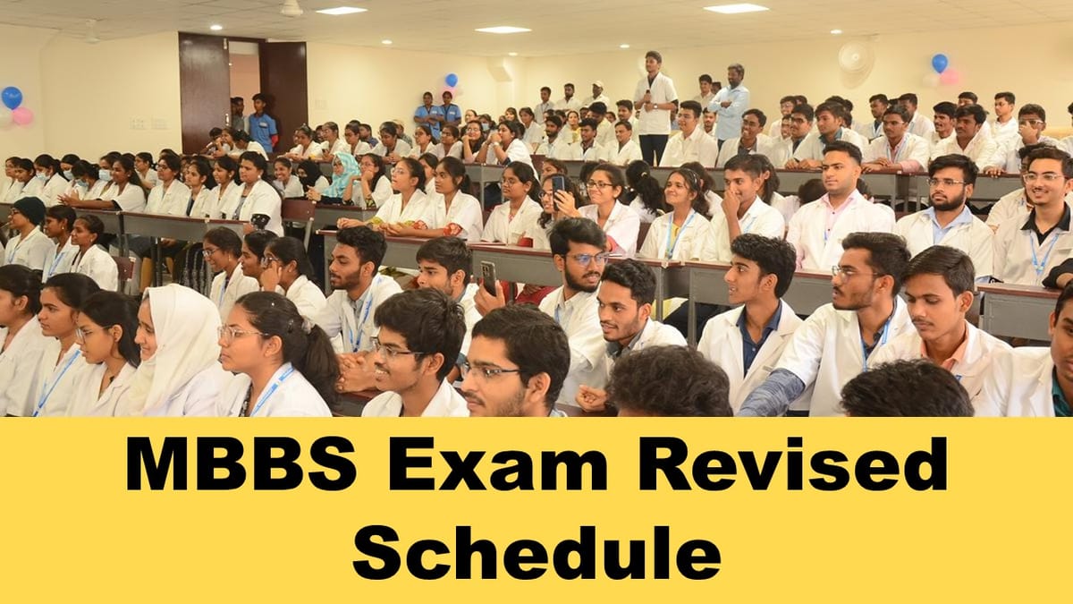 MBBS Exam Revised Schedule: AIIMS Released Revised Schedule of MBBS Professional Examinations
