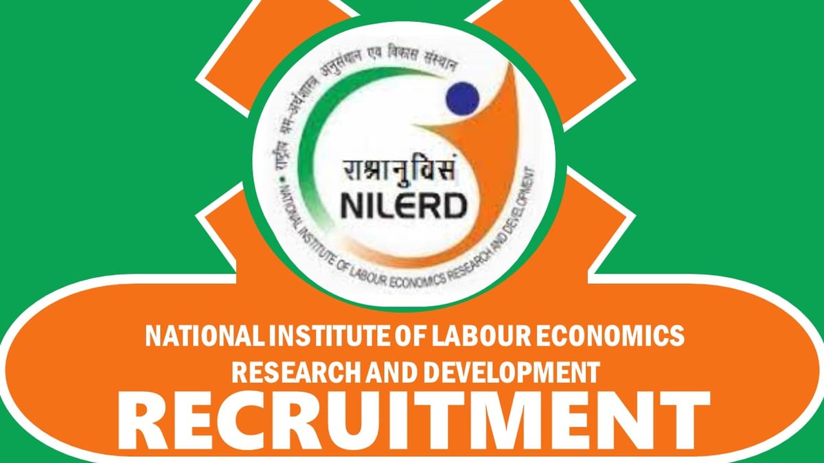 NILERD Recruitment 2024: New Opportunity Out, Check Vacancy, Post, Age, Qualification and Application Procedure