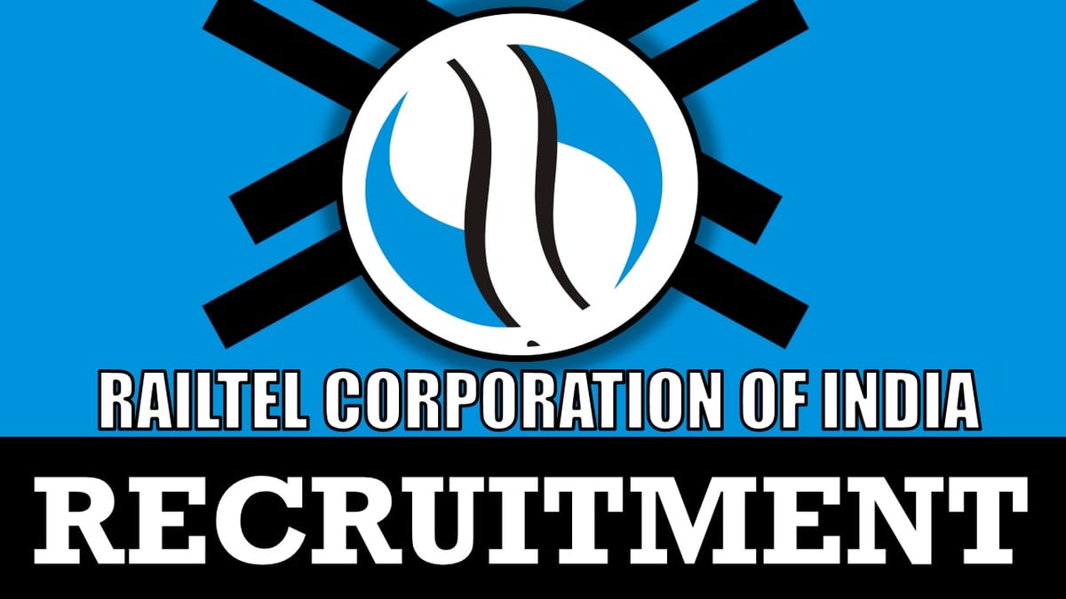 RAILTEL Recruitment 2024: New Opportunity Out, Check Post, Vacancy, Eligibility, Age, Salary and Procedure to Apply