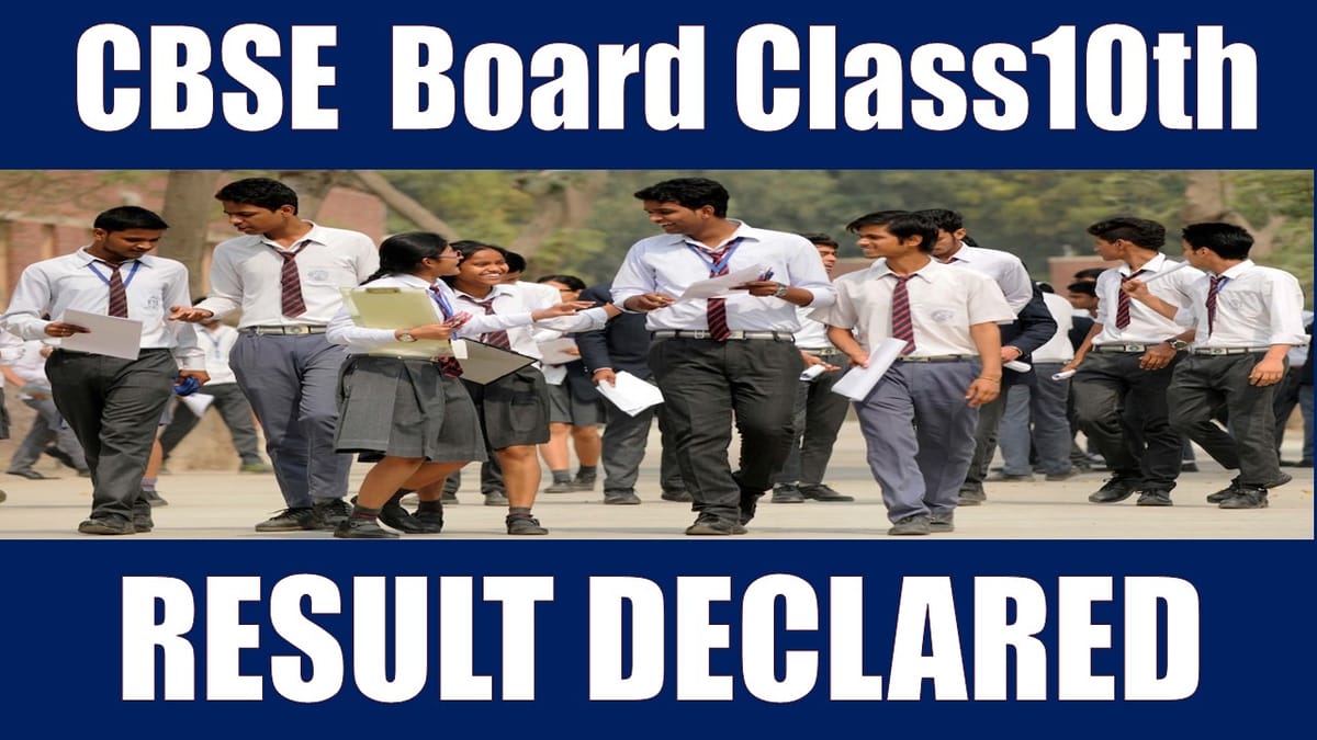 CBSE Class 10th Result 2024 Live Updates: Result Link Out, Check cbse.nic.in