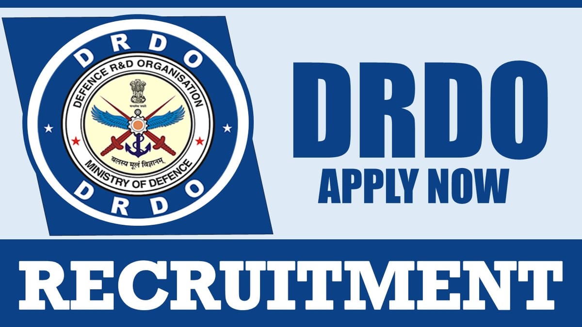 DRDO Recruitment 2024: New Notification Out, Check Post, Salary, Age, Qualification and How to Apply