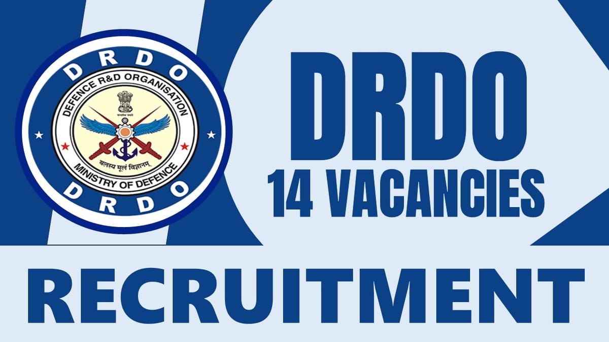 DRDO Recruitment 2024: New Opportunity Out, Check Post, Salary, Age, Qualification and Other Imp Details