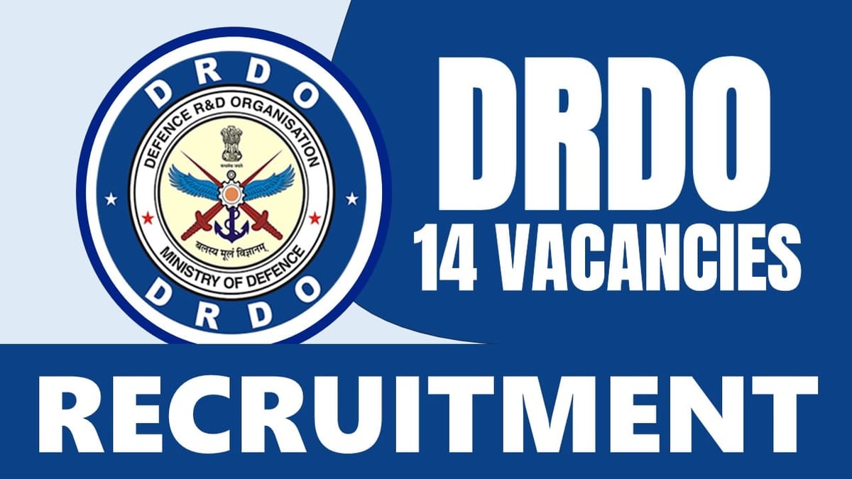 DRDO Recruitment 2024: New Opportunity Out Monthly Stipend Up to 67000, Check Posts, Qualification and Interview Details