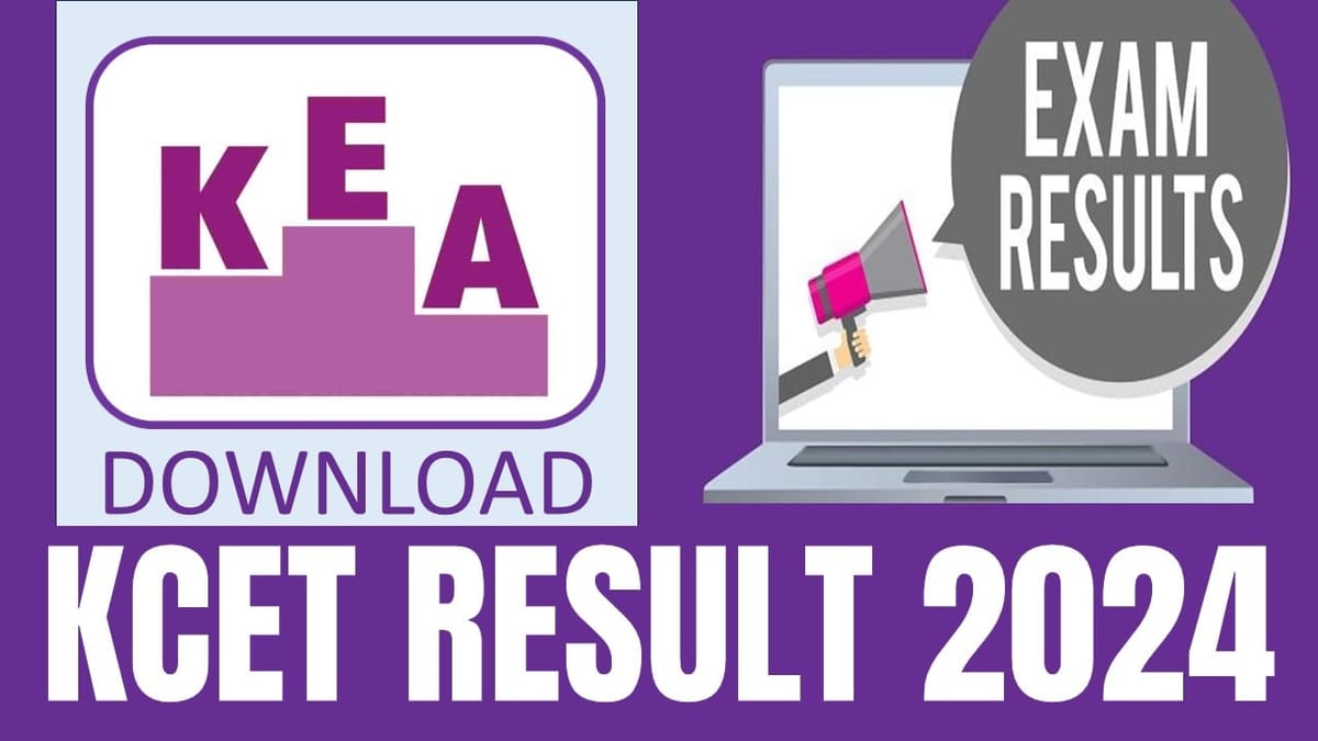 KCET Result 2024: Karnataka CET Result 2024 Likely to be Declared Soon; Check  Date, How to Check and Other Details Here