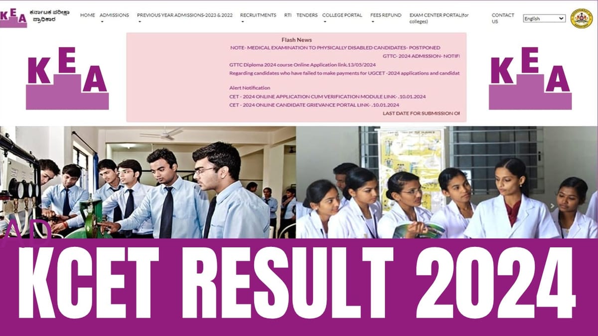 KCET Result 2024 (Delayed) Live Updates: Check the Revised Date, Steps to Download and Details Mentioned on Scorecard Here