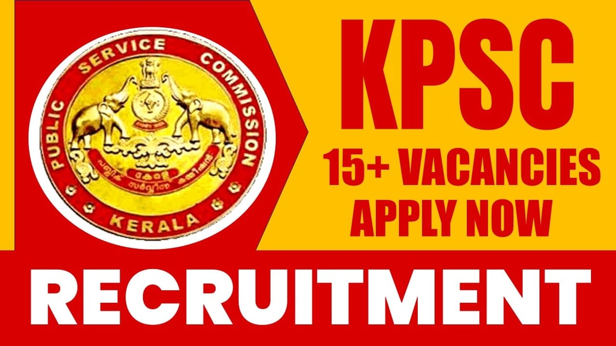 KPSC Recruitment 2024: Monthly Salary Up to 75400, Check Post, Vacancies, Age and Process to Apply