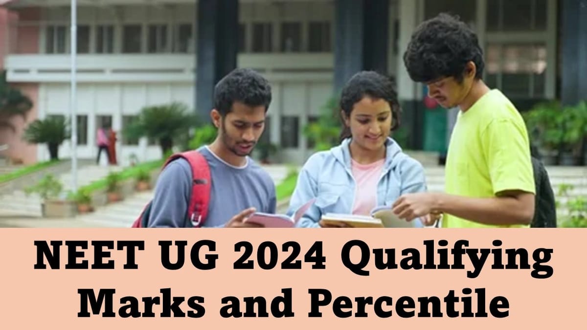 NEET UG 2024: NEET UG 2024 Percentile Calculator; Check Qualifying Marks for MBBS and Steps to Calculate Marks