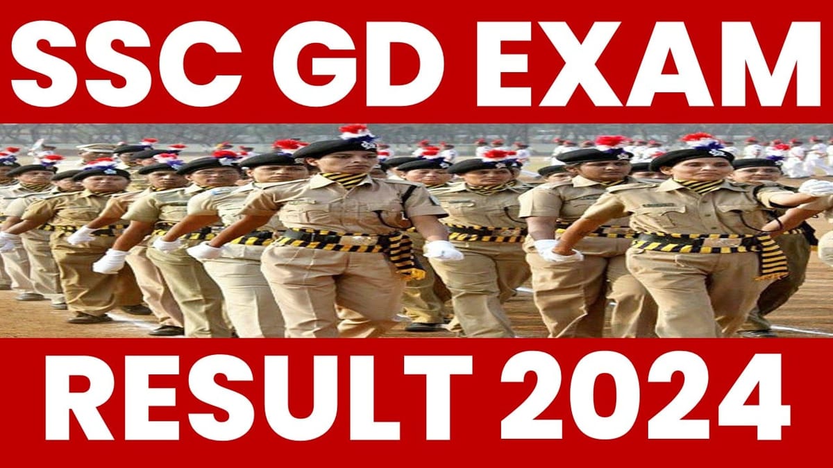 SSC GD Result 2024 Live Update: Constable Results, Merit List, Marks and Scorecard to be Declared Soon