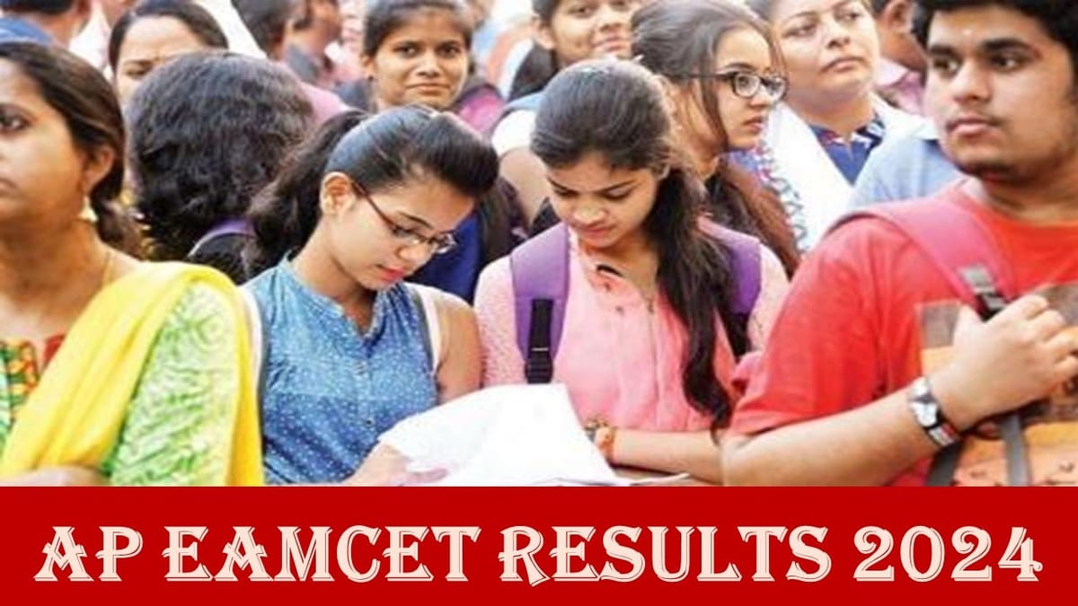 AP EAMCET Results 2024: AP EAMCET Result 2024 Out at cets.apsche.ap.gov.in; Check Result Process and Other Details Here