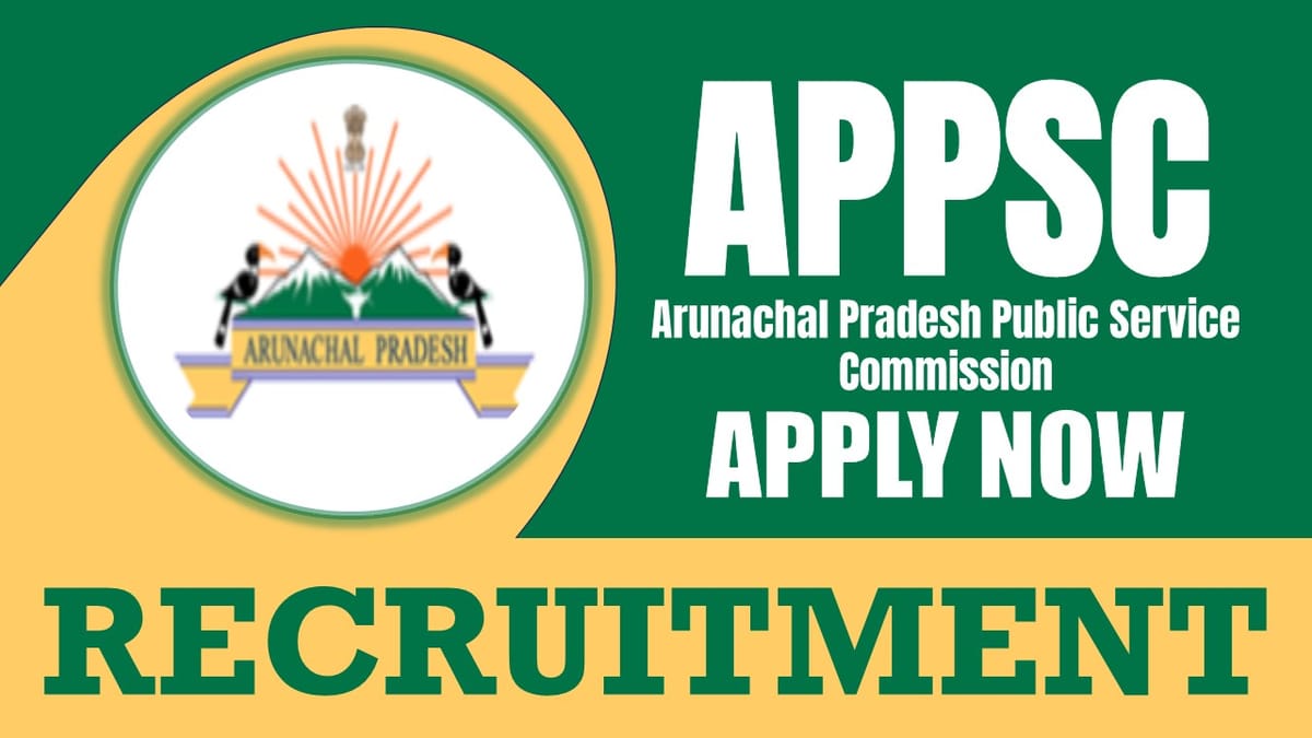 APPSC Recruitment 2024: Monthly Salary Up to 39100, Check Post, Application Fee, Selection Process and Application Details