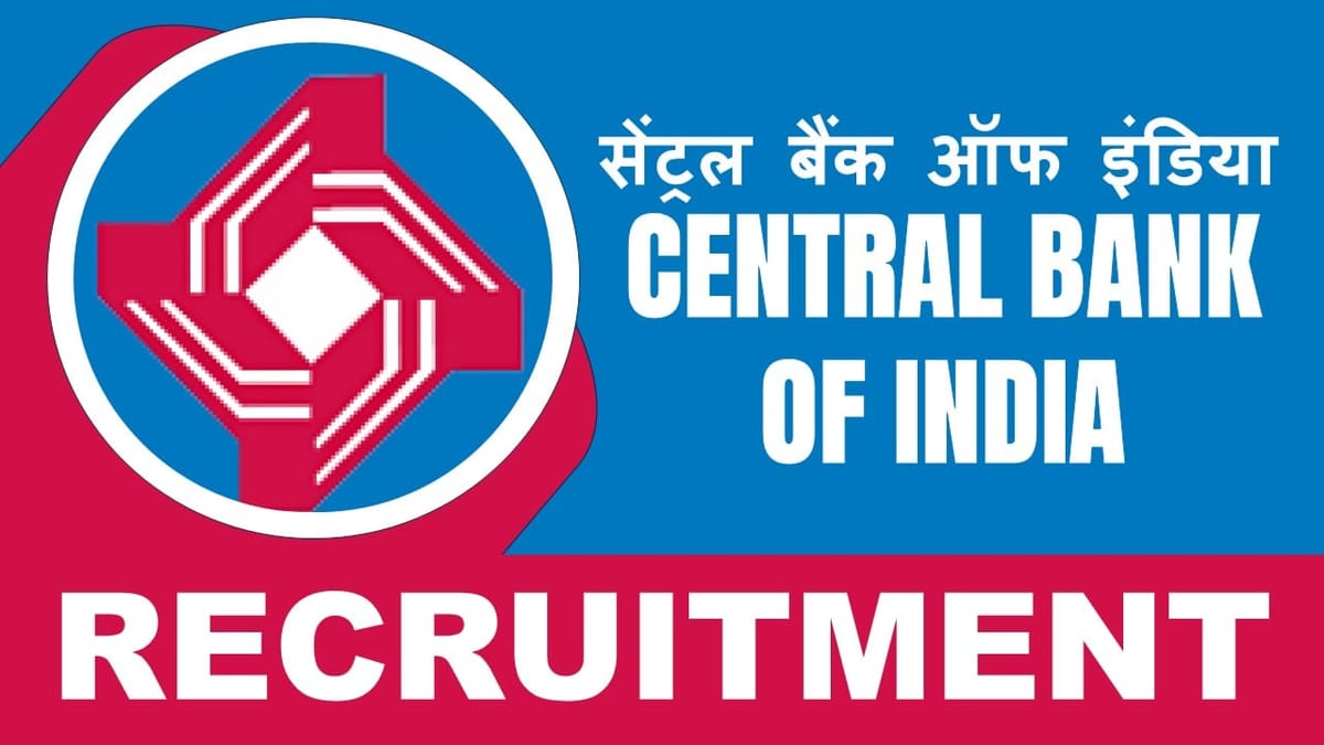 Central Bank of India Recruitment 2024: Check Post, Salary, Age, Qualification and Apply Now