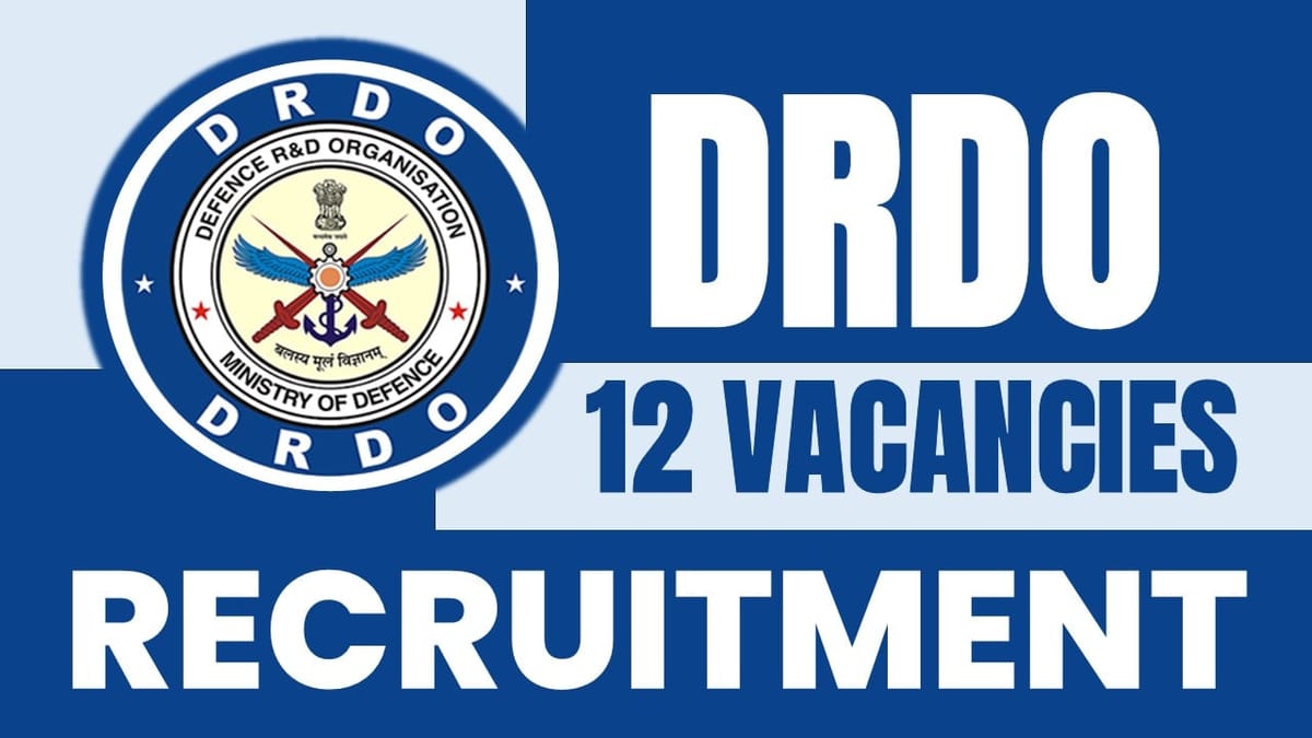 DRDO Recruitment 2024: Check Posts, Vacancies, Tenure, Age, Qualification and Application Details