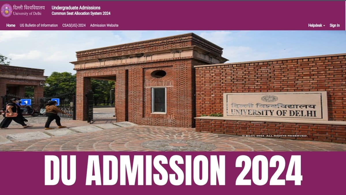 DU Admission 2024: Delhi University Extended Registration and Edit Window Date for PG, B.Tech and LLB Programs