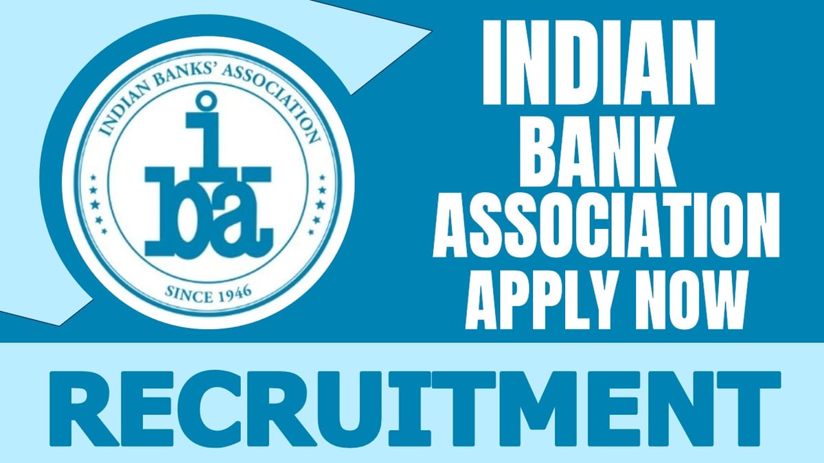 IBA Recruitment 2024: Monthly Salary Up to 108900, Check Post, Vacancies, Qualification and Application Procedure