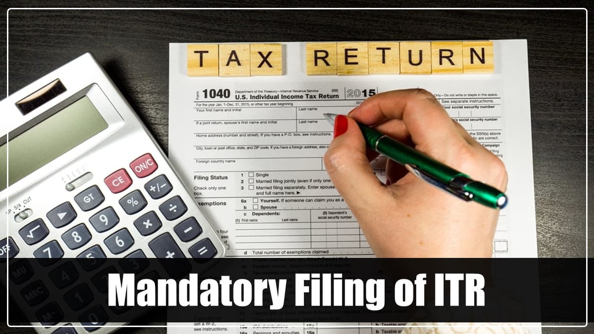 ITR Filing: ITR should file if Income is less than Rs.7 lakh with Nil Income Tax?