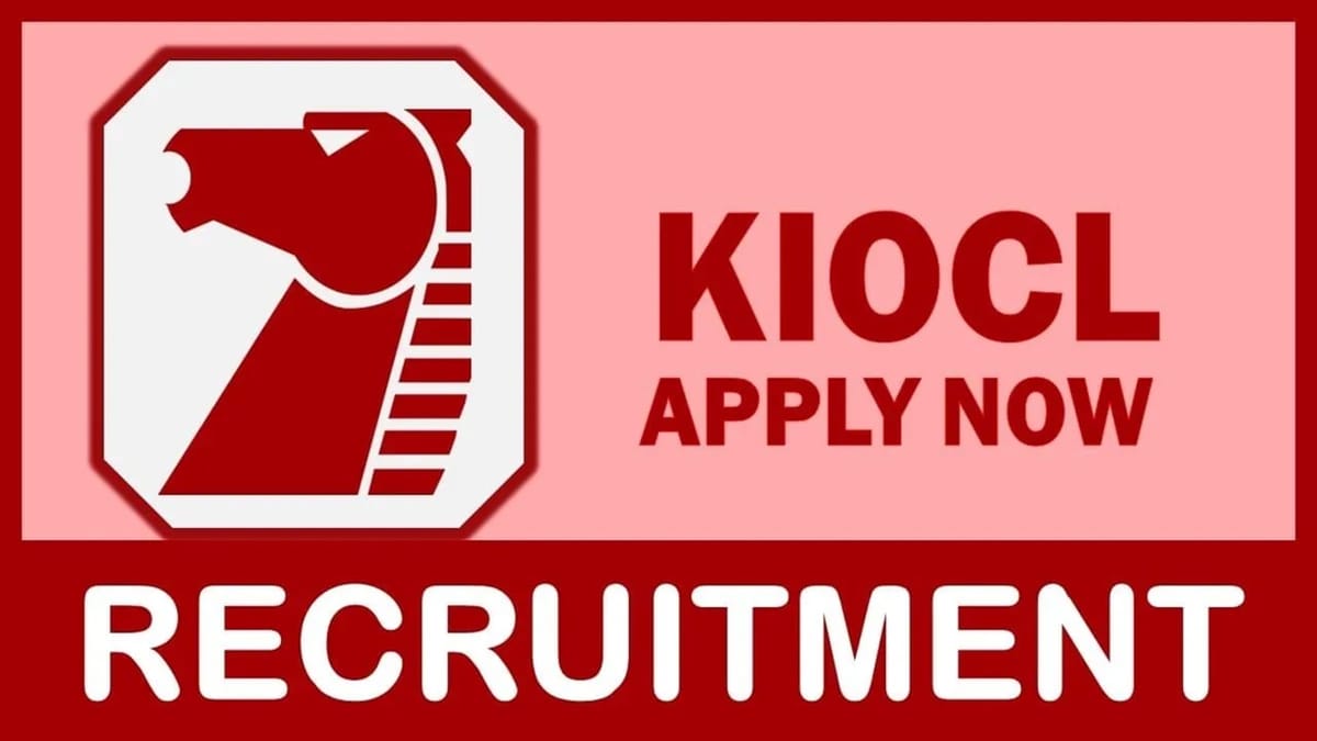 KIOCL Recruitment 2024: Monthly Salary Up to 260000, Check Post, Age, Qualification and How to Apply