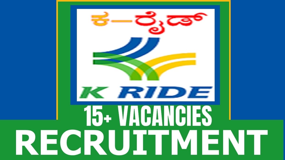 KRIDE Recruitment 2024: New Notification Out for 15+ Vacancies, Check Post, Age Limit, Qualification and Application Procedure