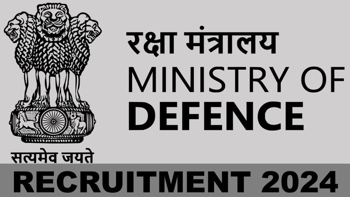 Ministry of Defence Recruitment 2024: Notification Out for 40+ Vacancies, Apply Fast, Know Application Process