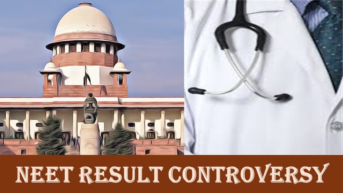 NEET Result Controversy: New accusations about mark mismatches are emerging; Petition in Supreme Court for Re-Examination of NEET