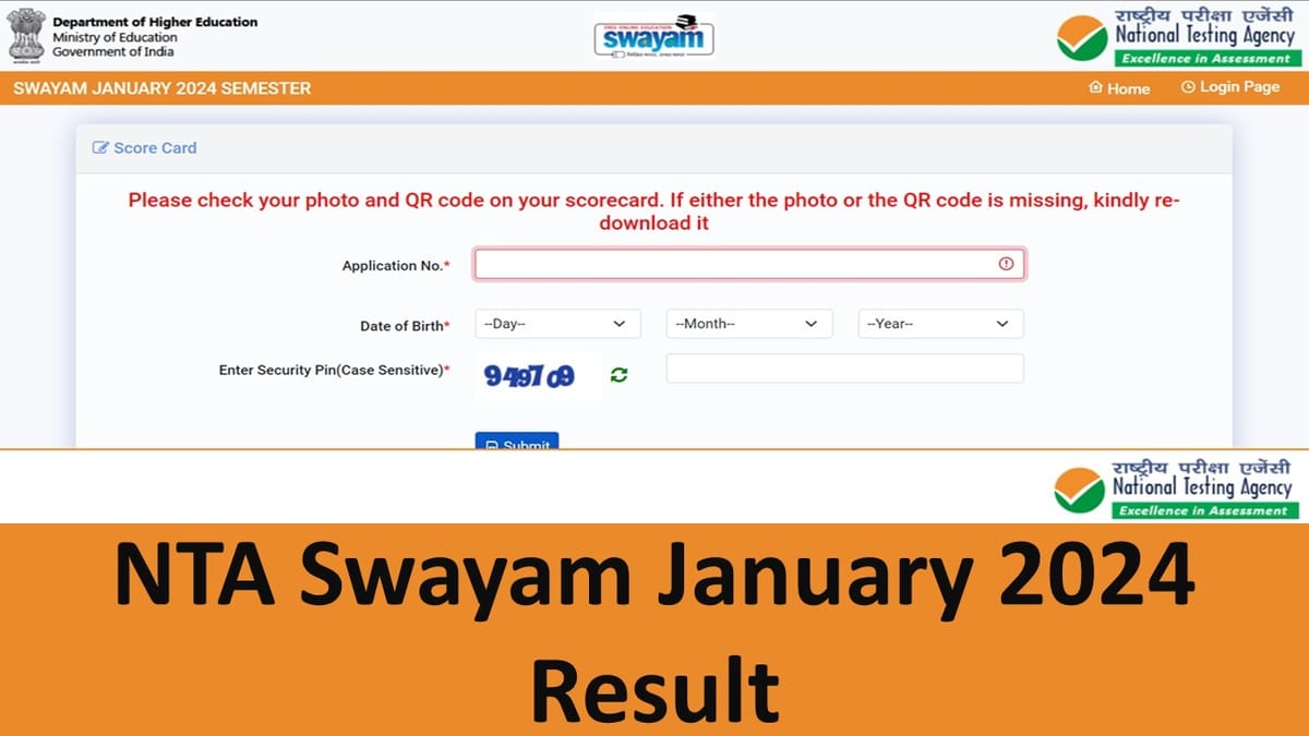 NTA Swayam Result 2024: NTA Swayam January Session 2024 Result Declared; Check How to Download