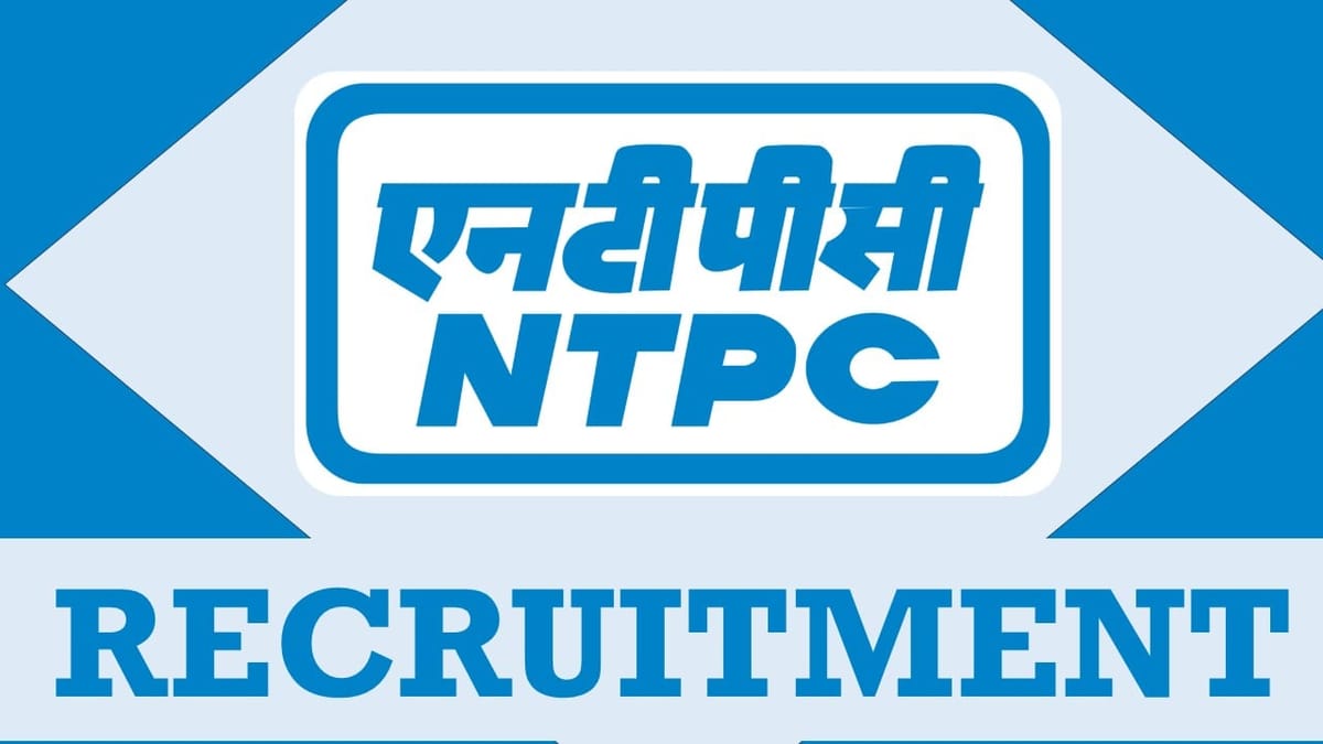NTPC Recruitment 2024: Check Post, Qualification, Age Limit, Tenure and How to Apply