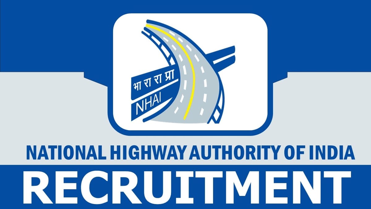 National Highway Authority of India Recruitment 2024: Check Post, Age Limit, Qualification and Other Vital Details