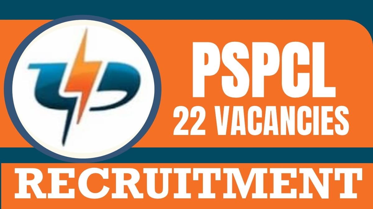 PSPCL Recruitment 2024: Check Posts, Age Limit, Qualification, Salary and How to Apply