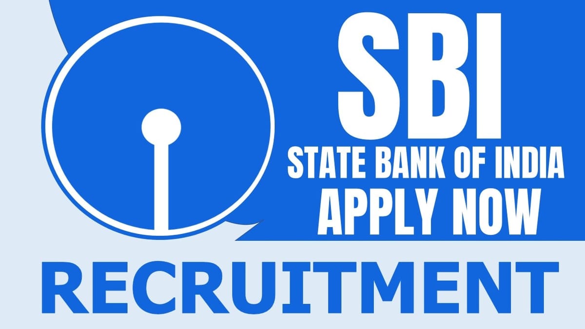 SBI Recruitment 2024: Notification Out, Check Post, Salary, Age, Qualification and Other Important Details