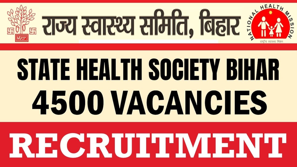 SHSB Recruitment 2024: Notification Out for 4500 Vacancies, Check Posts, Qualification. Application Fee and Process to Apply