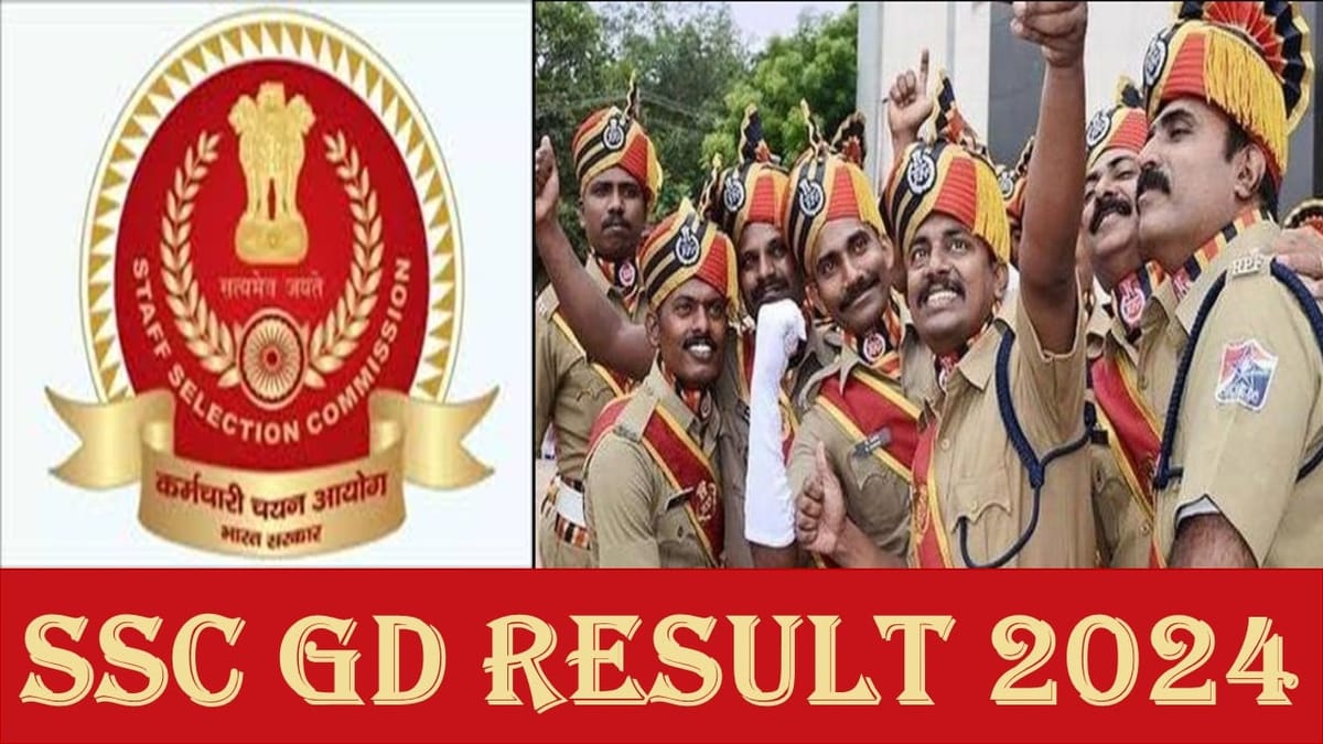 SSC GD Result 2024: SSC Constable GD Result To be Out Soon at ssc.gov.in; Check Merit List, Marks and Scorecard 