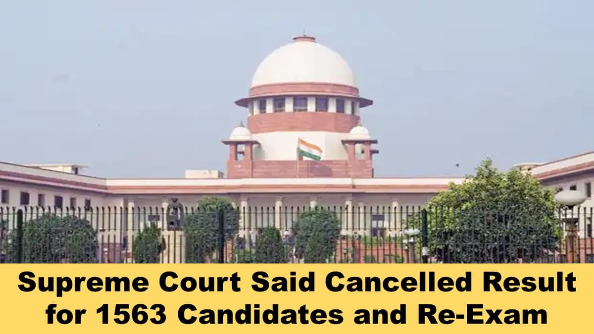 NEET UG 2024 Updates: Supreme Court Said NEET Result 2024 Cancelled for 1563 Candidates; Re-Exam on June 23