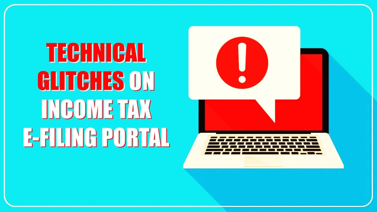 ITR Filing AY 24-25: Technical issues started on Income tax e-filing Portal; Taxpayers facing major issues while filing