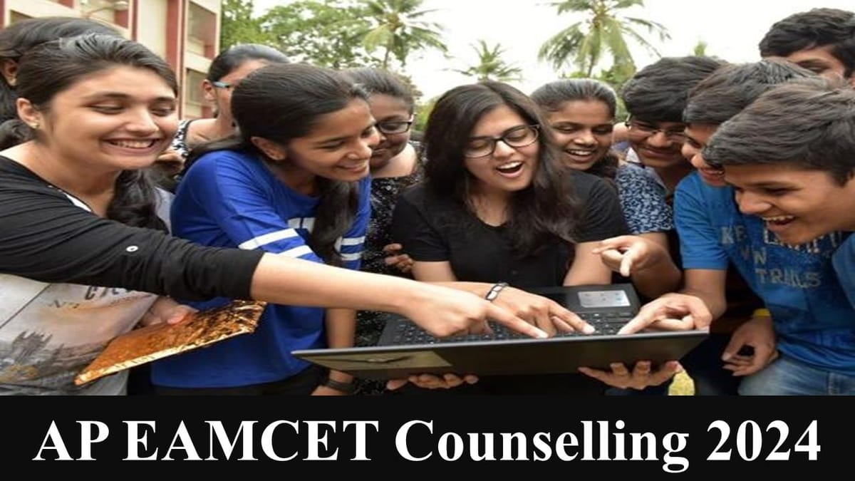 AP EAMCET Counselling 2024: AP EAMCET Counselling Round 1 Seat Allotment Result Out at cets.apsche.ap.gov.in