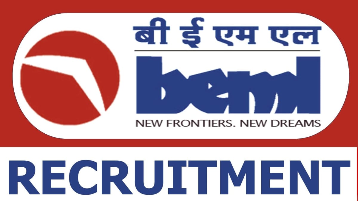 BEML Recruitment 2024: Salary Up to 180000 Per Month Check Post Qualification and Procedure to Apply