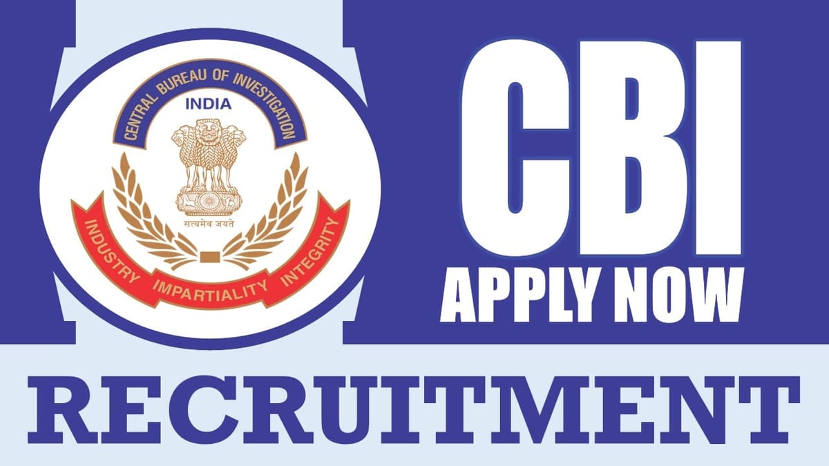 CBI Recruitment 2024: Check Post Salary Age Qualification and Other Essential Details