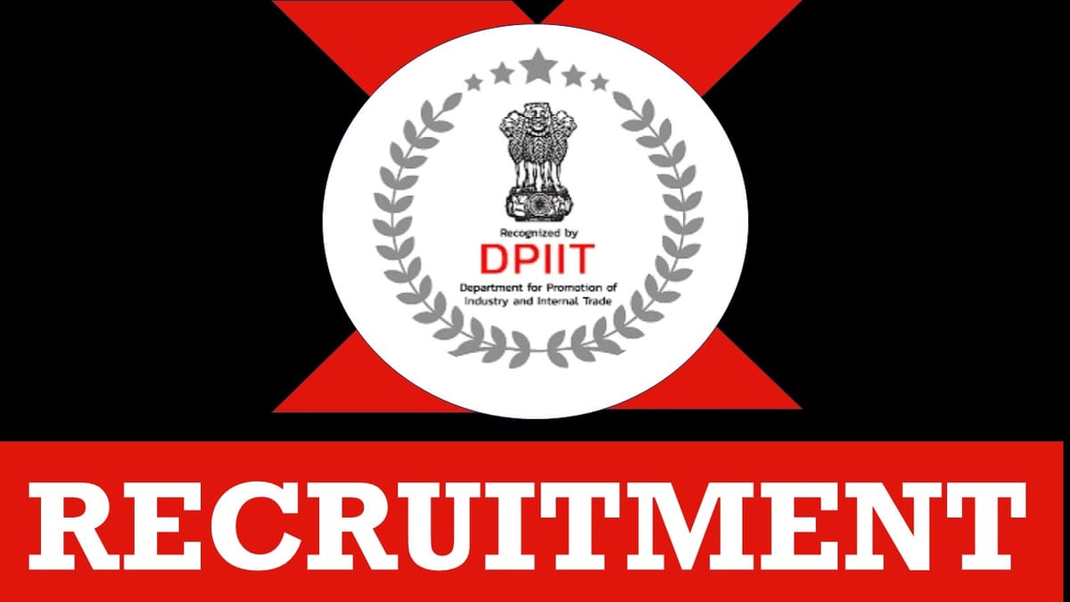 DPIIT Recruitment 2024: Check Post, Salary, Age, Qualification and Other Vital Details