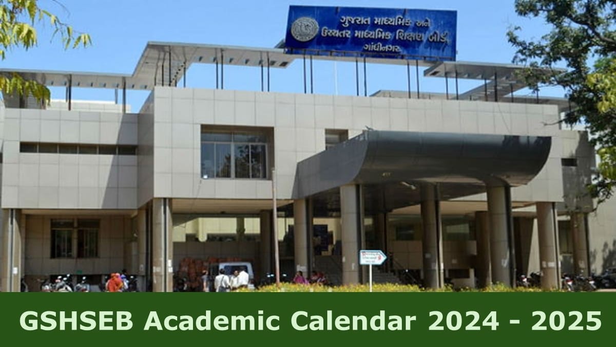 GSHSEB Academic Calendar for 2024-2025 Out; Know Class 10th and 12th Board Exam Dates