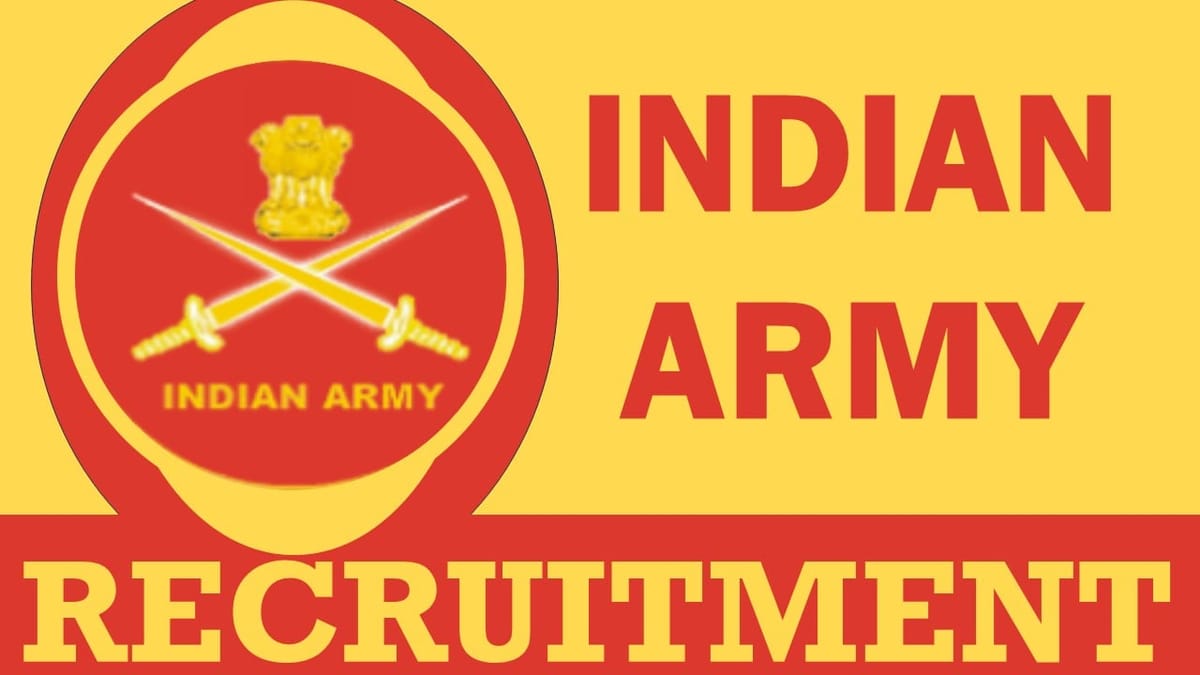 Indian Army Recruitment 2024: Check Post Salary Qualification and Other Vital Details