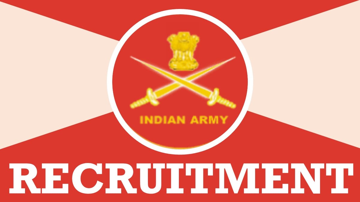 Indian Army Recruitment 2024: New Notification Out for 370+ Vacancies Check Post Details Apply Now