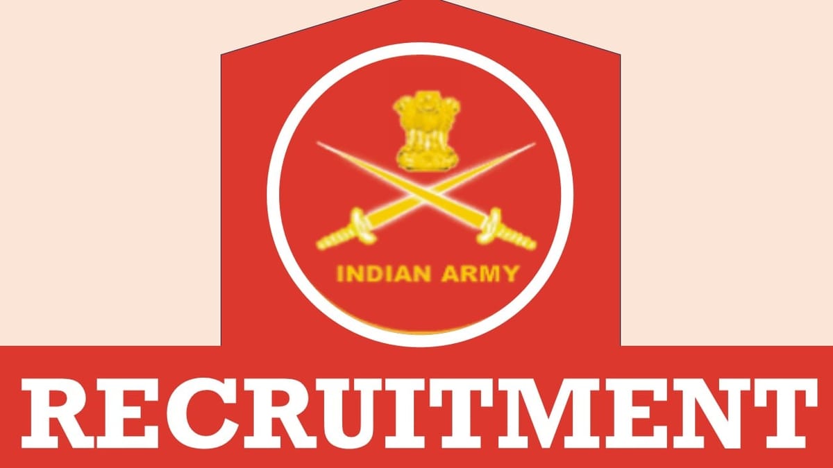 Indian Army Recruitment 2024: Check Post Details Salary Age Qualification and Process to Apply