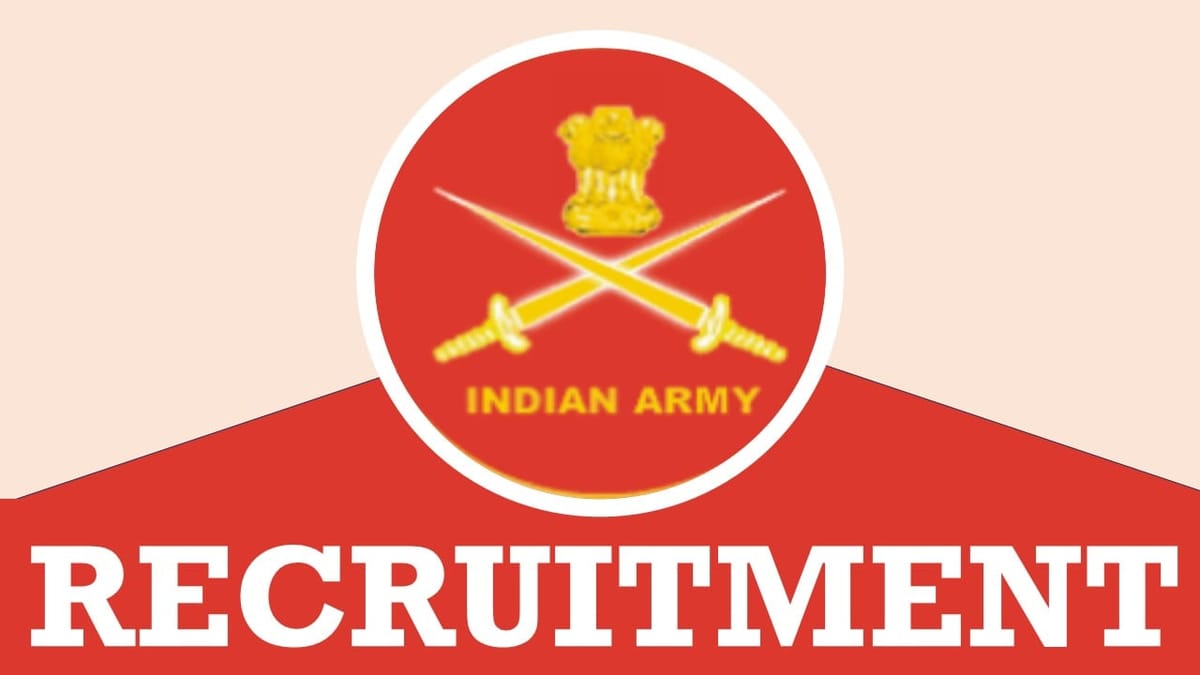 Indian Army Recruitment 2024: New Application Out, Check Position, Salary, Age, Qualification and Other Important Information