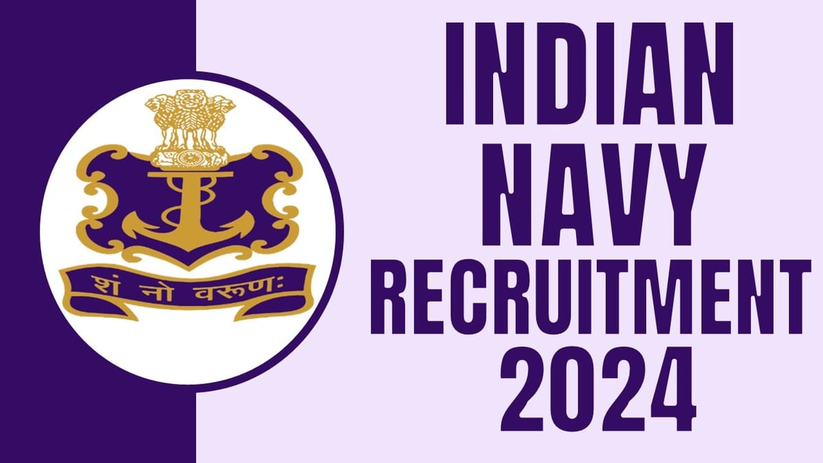 Indian Navy Recruitment 2024: Check Post, Age, Monthly Stipend, Selection Process and How to Apply
