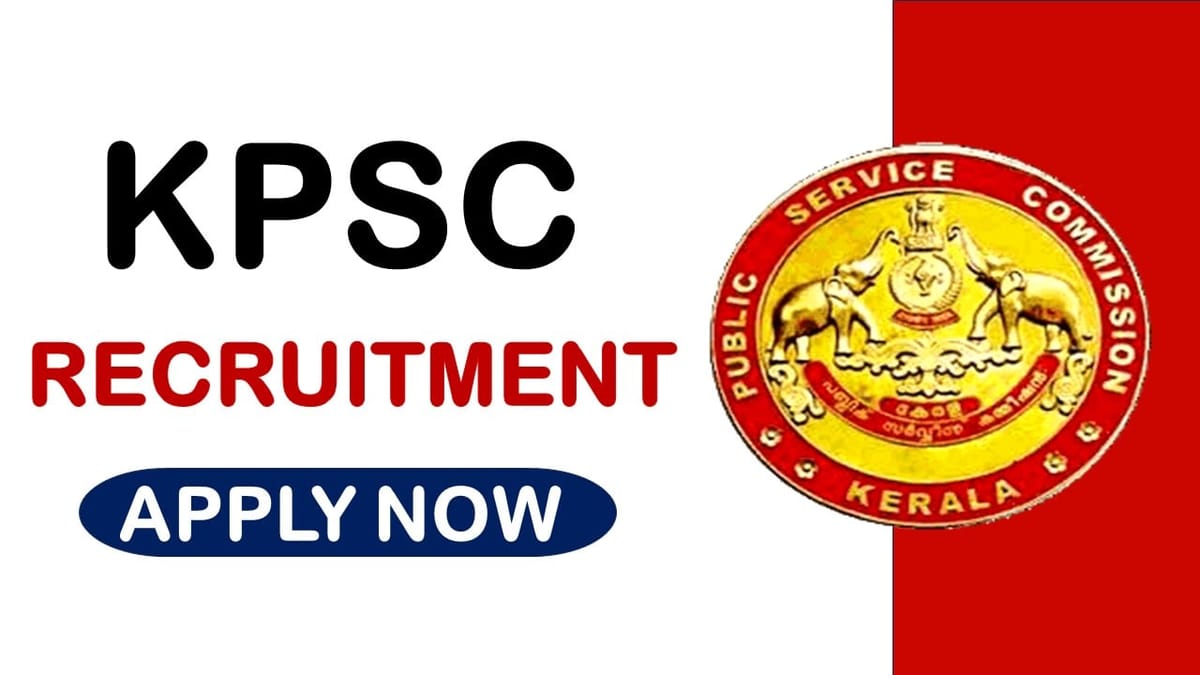 KPSC Recruitment 2024: Monthly Salary upto 57900, Check Post, Vacancies, Age and How to Apply Here