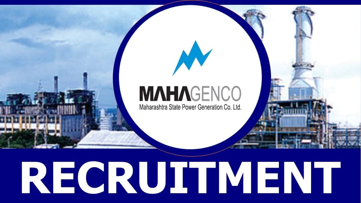 MAHAGENCO Recruitment 2024, Monthly Salary 60000 and Know How to Apply
