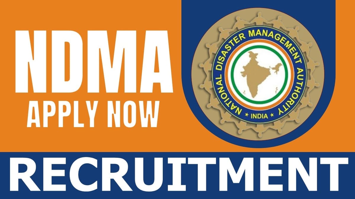 NDMA Recruitment 2024: Salary Up to 175000 Per Month Check Post and Other Vital Details