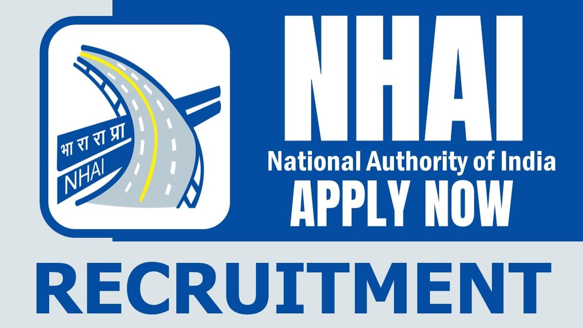 NHAI Recruitment 2024: Check Post, Age Limit, Salary, Essential Qualification and How to Apply